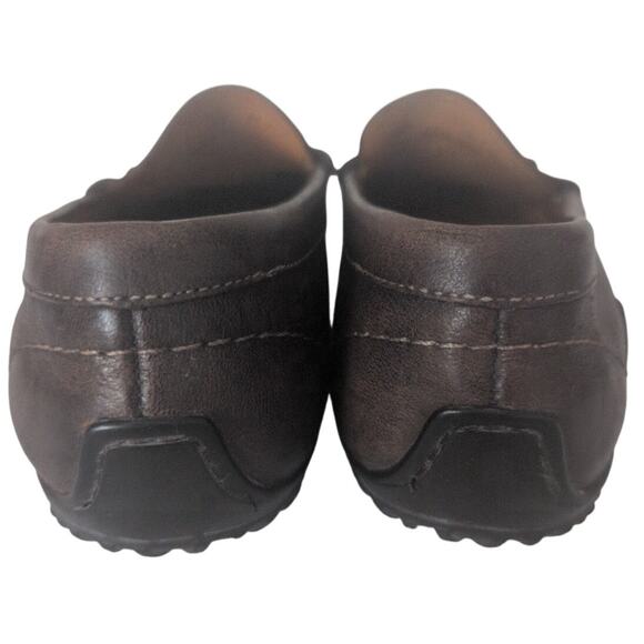 Martin Dingman Bill Water Buffalo Horse Bit Driving Loafers Brown Men 9 Luxury - Picture 4 of 8
